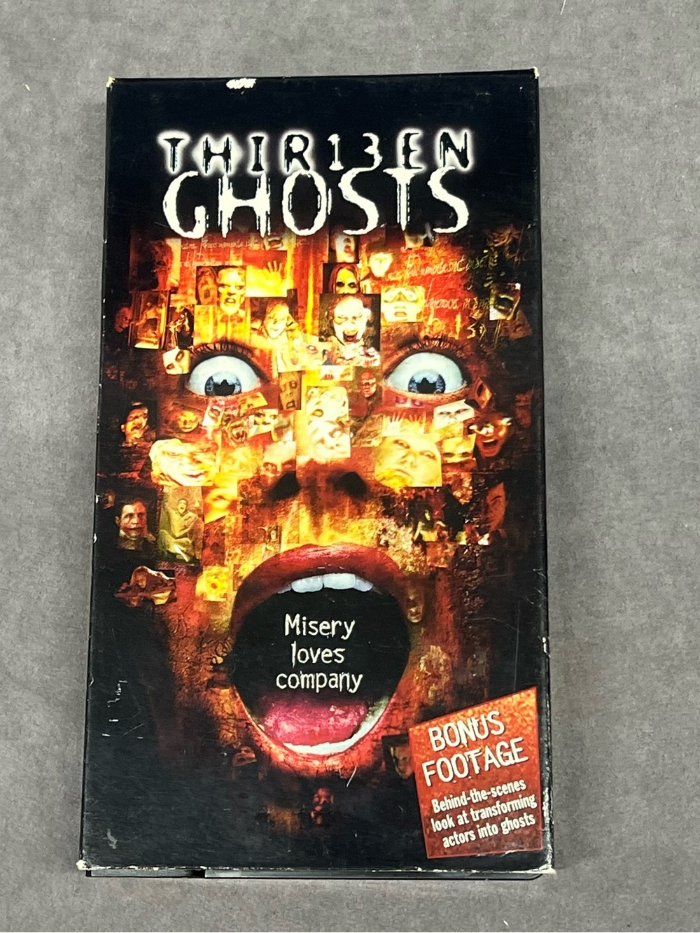 Thir13en Ghosts Horror VHS - Black & Orange Artwork